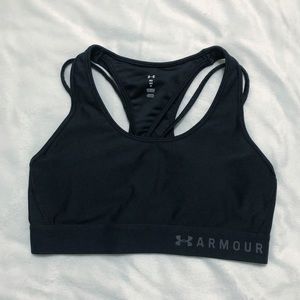 Under Armour Black Strappy Sports Bra